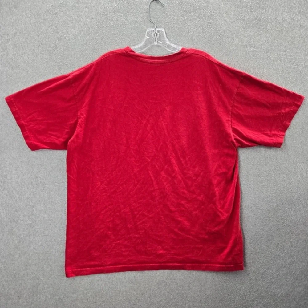 VINTAGE GAP Men Shirt XL Red Classic Cars Made In USA‎ Short Sleeve Tee